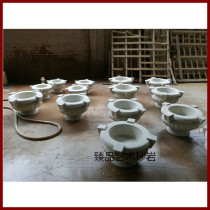 Sandstone Four-ear Flower Pot Landscape Art Flower Bowl Eurostyle Relief Mural Background Wall GRP Imitation Bronze Sculpture