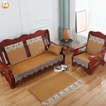 Cool chair cushion with backrest Wooden sofa cushion Wooden chair cushion Wooden sofa cushion Vintage wooden sofa cushion