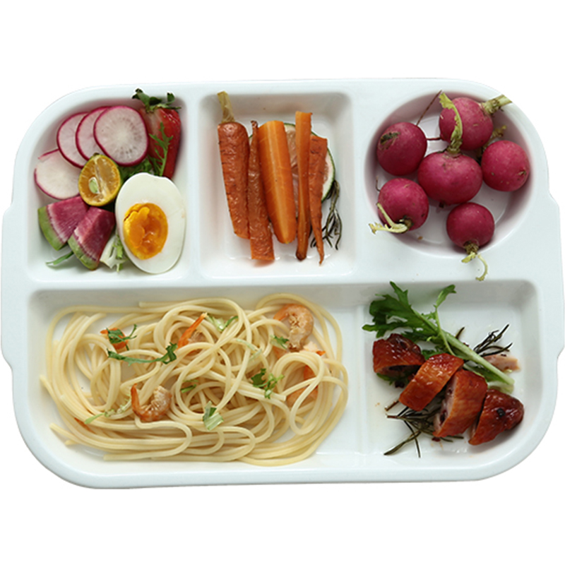 Creative plate frame plate ceramic tableware particulary if plate reduced fat children home fast food multi - function FanPan dish