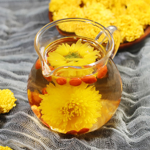婺源皇菊晓起特产菊花茶一朵一杯罐装贡菊胎菊黄菊清热去火干菊花