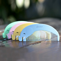 Eight Door Worm Social Sale Cute Elephant Alloy Portable Makeup Comb Send Girlfriend Creative Birthday Gift Girl