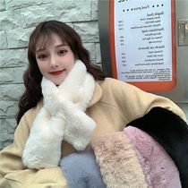 Teenage Girl Cute Fur Suede Imitation Otto Rabbit Fur Student Enclosure 100 Lapped Thickening Warm 2020 New Winter Wins
