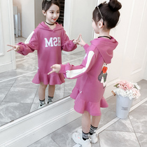2022 new 2 girls 3 autumn clothes 4 Ocean gas 5 skirts 6 little girl 7 spring autumn money 8 trendy 9 one-piece dress 10 years of age