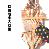 Dried squid dry dry salted squid wild large squid 500g Full of 3kg seafood dried squid fillets