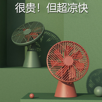 Desktop fan USB large wind portable student dorm super quiet office small electric fan office gift