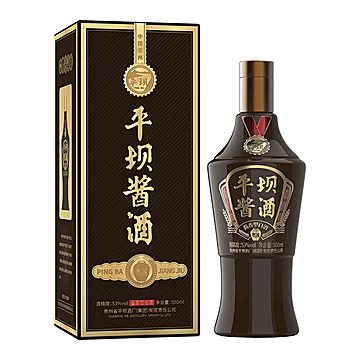 贵州平坝窖酒53度酱香型纯粮白酒500ml[5元优惠券]-寻折猪