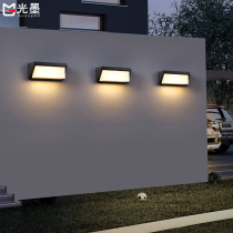 Solar Door Headlights Outdoor Waterproof Wall Lamp Courtyard Villa Exterior Wall Lamp New Countryside Home Lighting Doorway Light