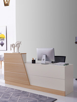 Guanqin Beauty Salon Front Desk Reception Desk Educational Training Institution Early Education Center Bar Cashier Desk Company Service Desk