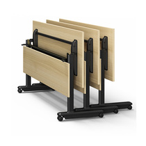 Guanqin folding training table training table and chair combination conference table long table combination foldable conference table table