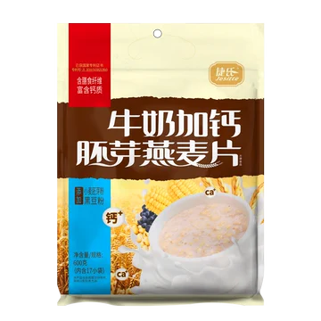 捷氏牛奶加钙胚芽燕麦片600g[2元优惠券]-寻折猪