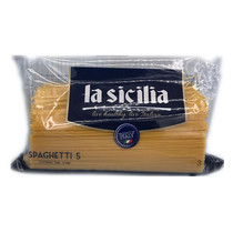 la sicilia Spicy Sicily 5 Straight Pasta 3kg Commercial Imported Spaghetti