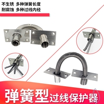 Wire guard Spring door and window wire crossing device electric tube casing exposed protective pipe pipeline hidden protective tube pipeline hidden protective tube stainless steel