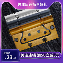 Solian no slotted hinge door silent child female hinge wooden door stainless steel single piece 4 inch indoor hinge