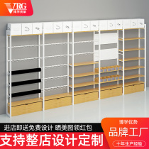 Stationery store shelves supermarket famous excellent products display rack multi-functional mid-island cabinet pendant jewelry rack wall display cabinet
