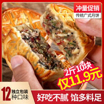 Taishan Daoxiang Garden Guang-style Wu Ren Mooncake multi-taste old-fashioned bulk handmade Wu Ren Mooncake big moon cake gift box