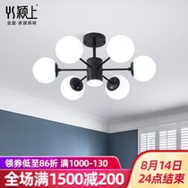 Chandelier master bedroom lamp Light luxury Nordic 2021 new modern net celebrity creative household second bedroom lamp room lamp