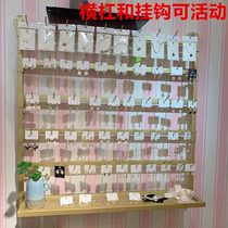 Earring earring frame Shop decorations display frame with hookups necklace collection frame commercial wall jewelry frame
