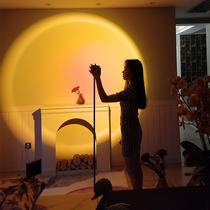Sunset light Net celebrity photo Sunset light Sunset light Living room bedroom Creative art day No sunset light Projection atmosphere light