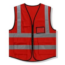 Reflective vest vest Reflective clothing belt Reflective strip Night high-speed work advertising vest breathable mesh vest