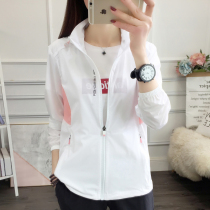 Summer coat womens tide light elastic breathable sunscreen clothing anti-ultraviolet Ice Silk air-conditioned shirt skin sportswear