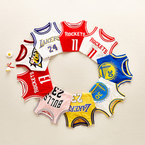 Net red newborn baby clothes Summer ball clothes Cute male and female babies go out to climb clothes Ha clothes Super-western style one-piece clothes