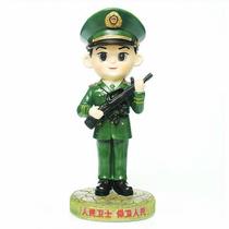 Handsome little soldier Wu Jingzai Military personnel Handmade female soldiers Military-in-law Military-sister-in-law Gift Army Brigade Memorabilia resin pendulum pieces
