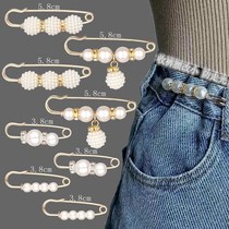 Waist buckle pants waist change small artifact pull waist pin pants anti-light brooch buckle skirt adjustment buckle