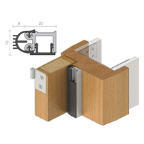 RAVEN RAVEN door frame sealing strip wooden door seam soundproof strip gap dust-proof and insect-proof strip 6 RP10SI