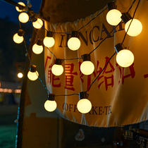 Night Market ambience lamp stalls cars trunk decorative lamp triwheeled outdoor camping led color lights