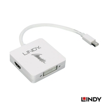 Germany LINDY active Mini DP 1 2 to HDMI DVI-D DP three-in-one converter