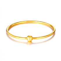 Pure gold 9999 gold DIY bracelet transporter light bead bracelet can be matched with your heart