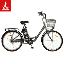 Phoenix electric car 24 inch 36V mens and women electric bicycle pedal city leisure moped Lithium electric scooter