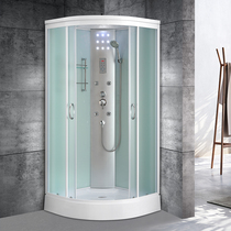 Overall shower room Bathroom integrated household partition glass closed bathroom toilet rural bathroom