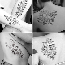 10 dark dark tattoo stickers ins Wind men and women tide personality waterproof durable Korean simulation tattoo is not permanent