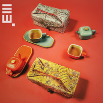 Small Giant Egg New Pint Museum Ventron Ceramics Utiliti tea suit One pot of travel tea set Small cover portable