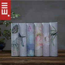 Painted Waterproof Tea Mat Zen-style Table Flag Day-style Table Bongfu Tea Tea Tray Cloth Art Mat Chinese style Tea Road