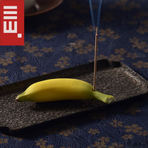 Handmade Ceramic Banana Scents Inserts Tea Spotting Pieces Boutique Zen tea Road Fruit Merchants Creativity Tea Pampo Tea Tray Decorations