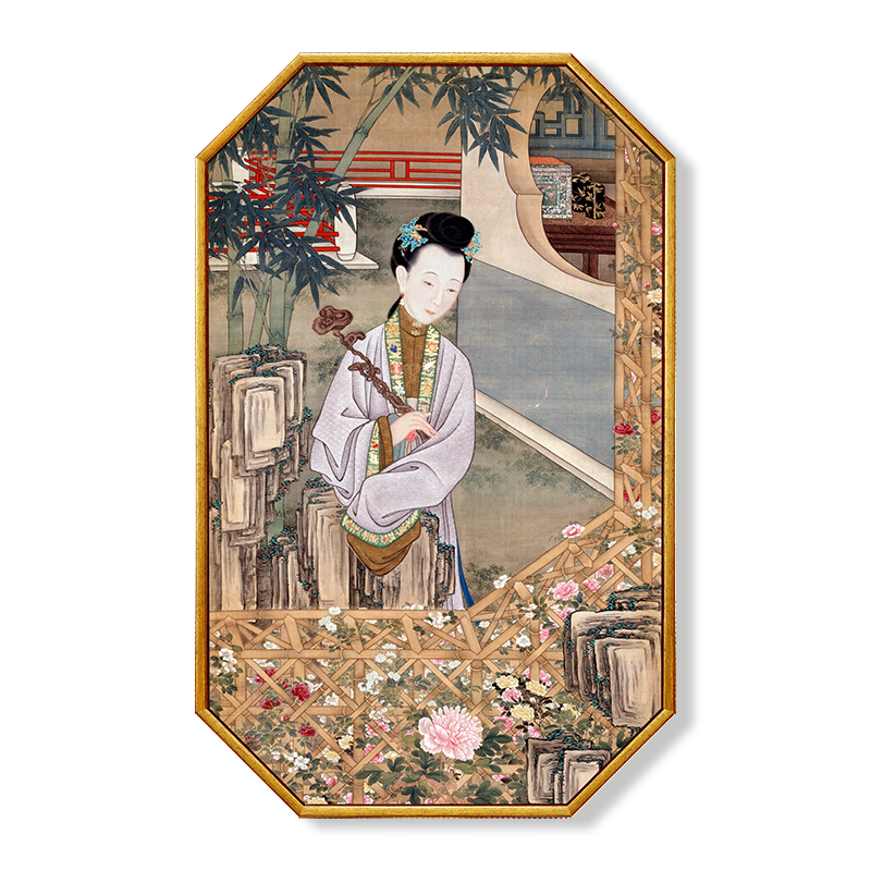 掛け軸   中国書    古美術 Amazon.co.jp: 古美術 掛け軸 中国清時代 「耕煙散人書」 絹本