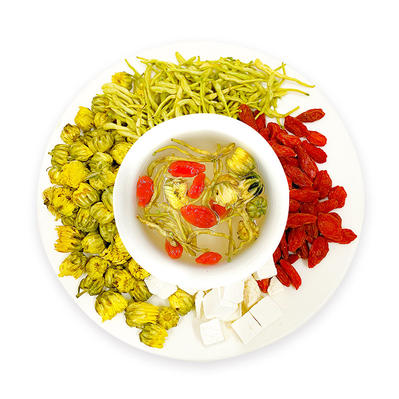 菊花金银花枸杞葛根清肝茶 - 惠券直播 - 一起惠返利网_178hui.com