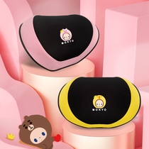 Tide Card Female Car Head Pillow Cartoon On-board Cute neck pillow leans against pillow waist leans against suit Memory cotton Four Seasons universal