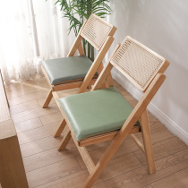 Memory Cotton Cushion Office Chair Cushion Student Stool Seat Cushion Winter Latex Mat Green Non-slip for a long time without tired