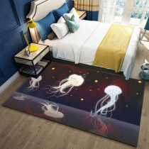 Starry carpet Bedroom net celebrity ins room bed front bedside floor mat Household non-slip can sleep and sit customized logo