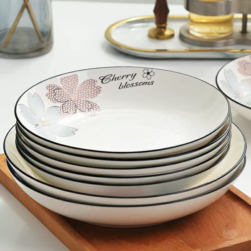 Utsuwa creative Nordic ceramic dish dish dish home dinner plate combination suit caliber tableware the hot plate