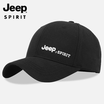 JEEP jeep hat mens new enlarged hat circumference big head circumference casual hard top womens duck tongue baseball cap summer tide