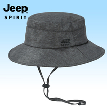 JEEP jeep sunshade hat mens fisherman hat outdoor leisure fishing summer sunscreen big eaves sun hat summer