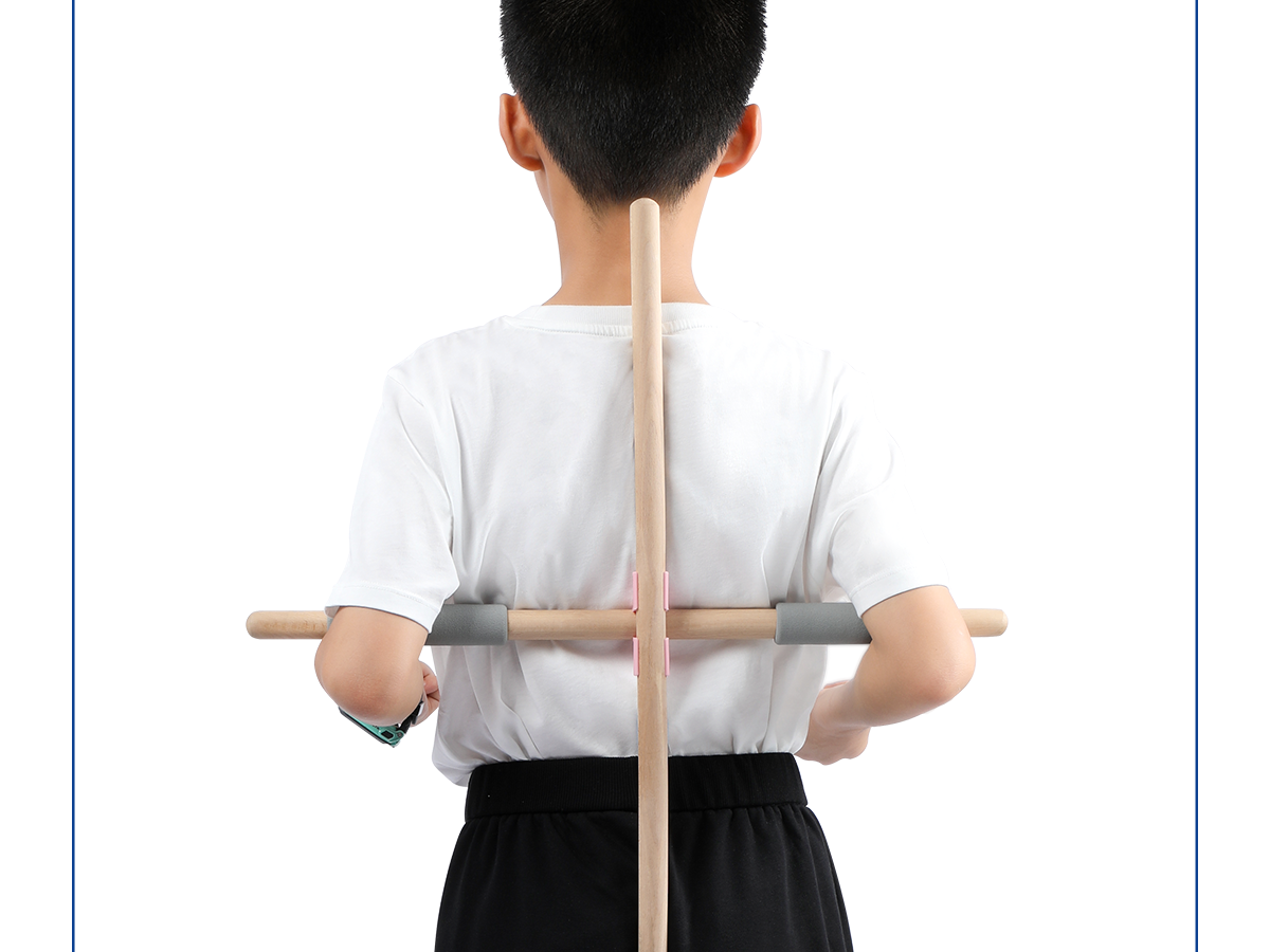 形体棍开肩开背神器儿童驼背站姿矫正十字架棍体型训练棒瑜伽器材