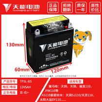 Tien Neng motorcycle battery for Haojue 110 Xiyun bending beam 110 motorcycle dry battery 12v5ah battery