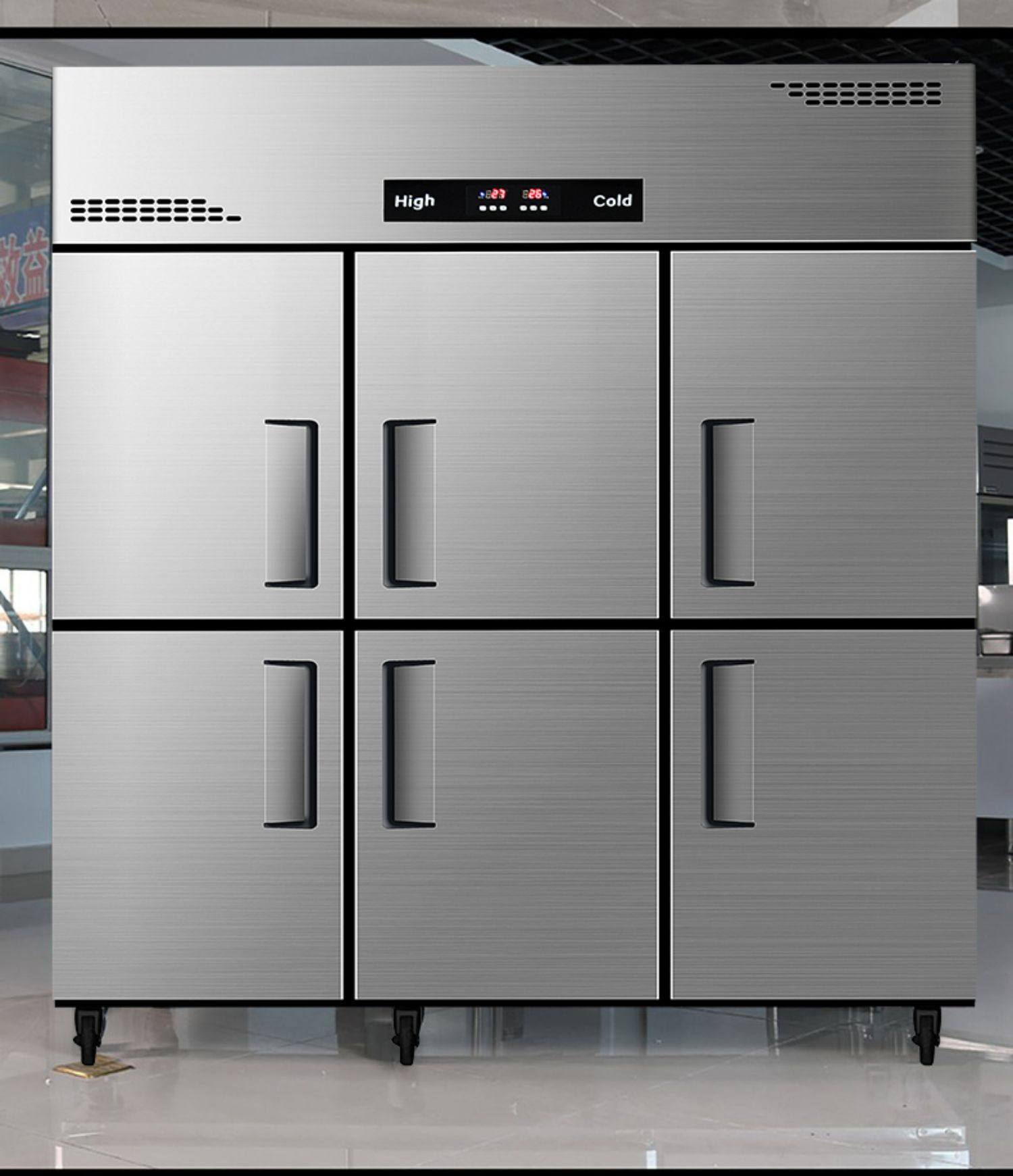 六门冰箱商用厨房烘焙冷藏双温冷冻铜管大容量冷柜四门冰柜