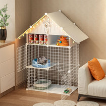 Cat cage Villa home cat house small kitten with toilet cat cage indoor cat cage oversized free space
