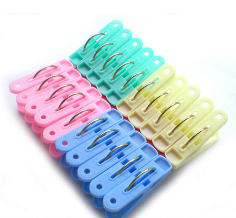 20 Clothing Color Plastic Clips Sunning Clips Clothing Clips Clip Pants Little Clip Clothesline Clips